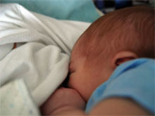 Baby feeding. Image: Melissa S (myllissa) on Flickr