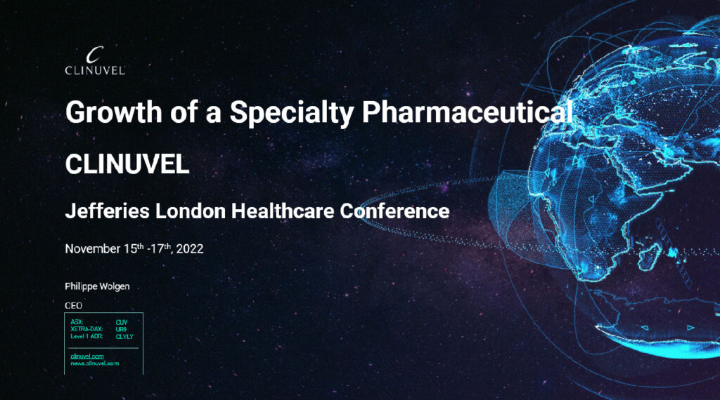Jefferies London Healthcare Conference CLINUVEL
